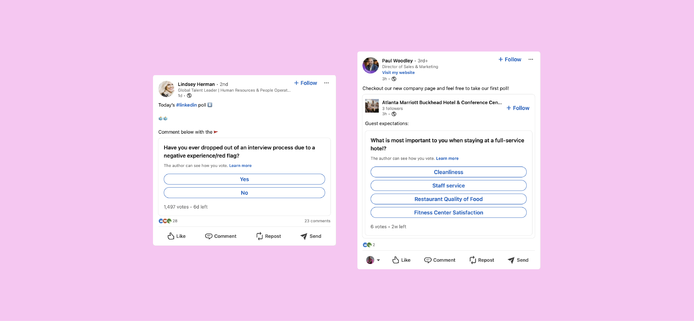 lindsey herman atlanta marriott hotel linkedin posts poll