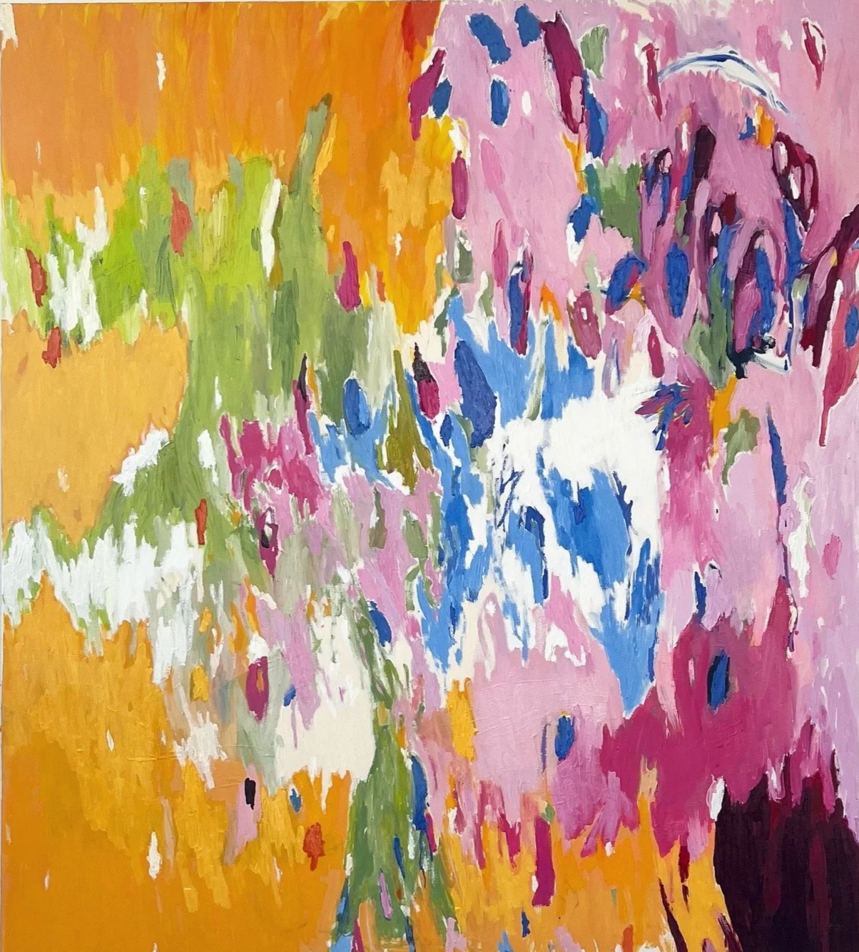 Secret garden, 2025, 125x145, Oil/Acrylic on canvas // 2000€ incl. VAT, excl. shipping