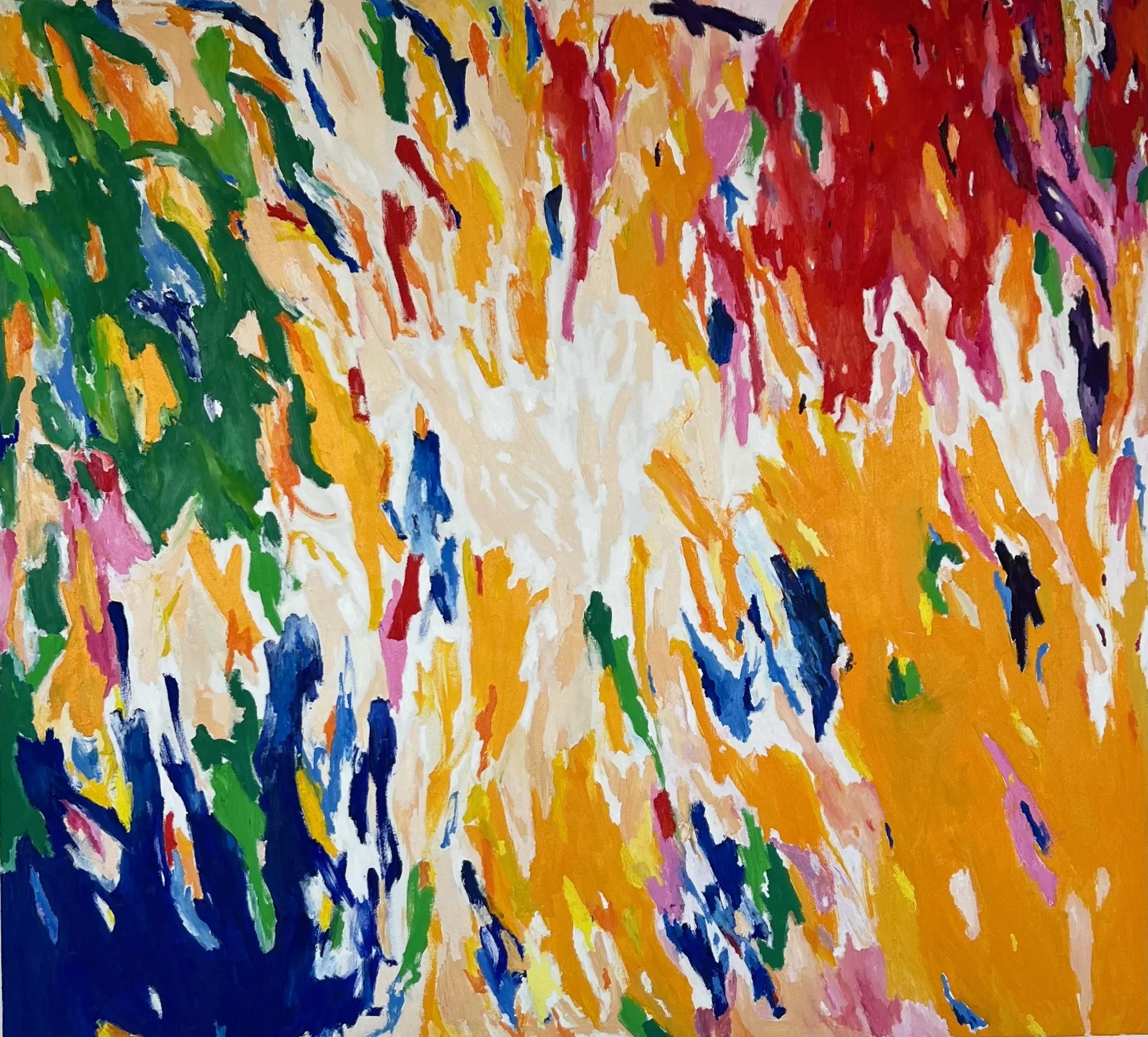 This Too is a Beginning, 2025, 150x135, Oil on canvas // 1750€ incl. VAT, excl. shipping