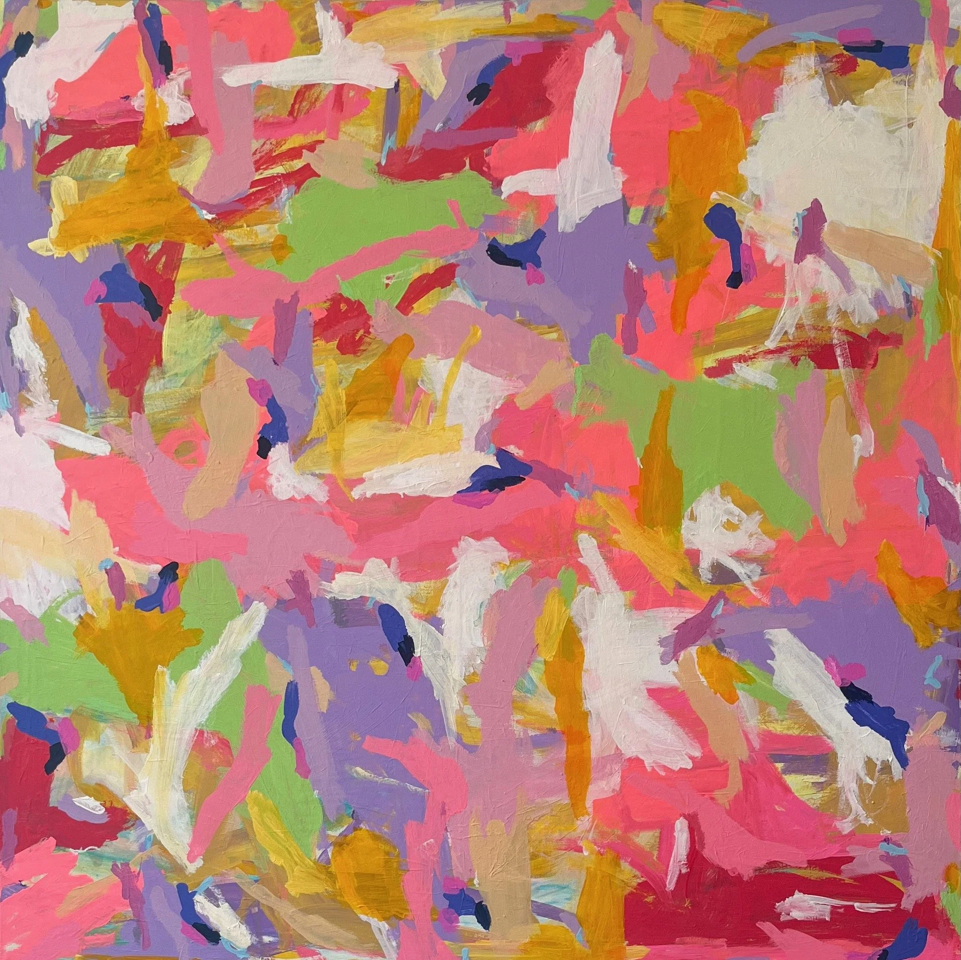 Confetti, 2024, 125x125, Acrylic on canvas / 1750€ incl. VAT, excl. shipping