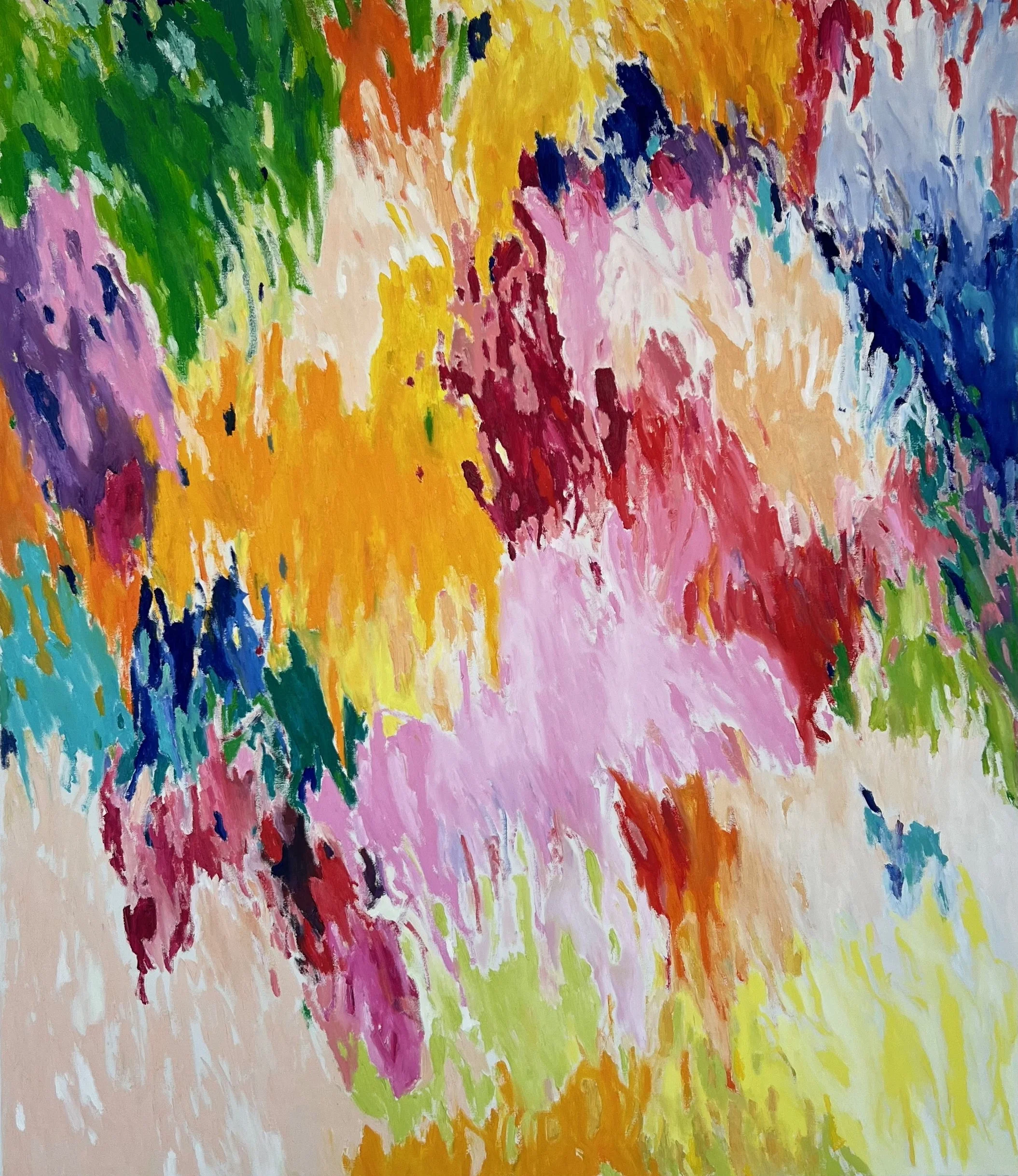 Pure Bloom, 2025, 125x145, Oil on canvas // 1450€ incl. VAT, excl. shipping