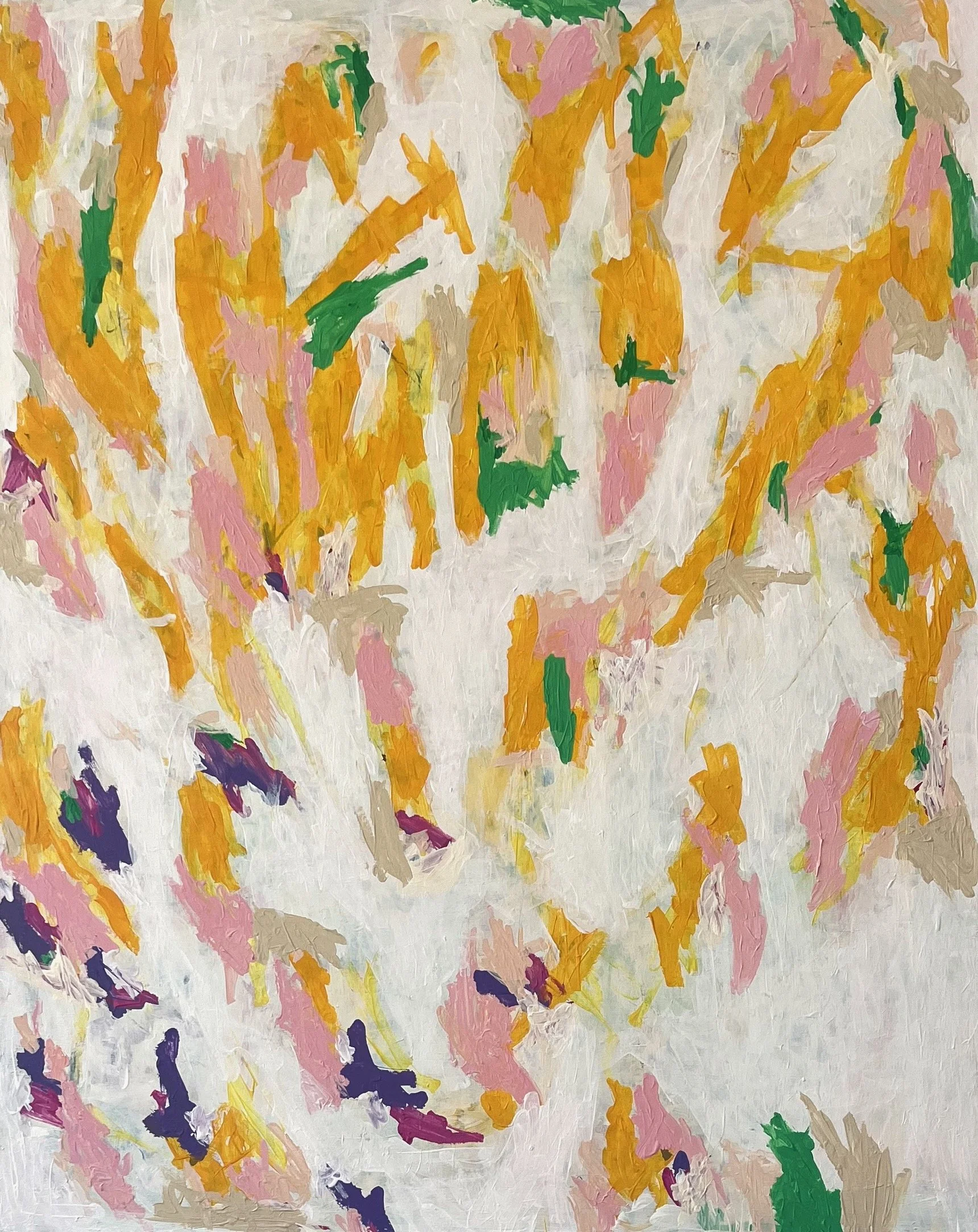 Yellow., 2024, 80x100, Acrylic on canvas // 850€ incl. VAT, excl. shipping