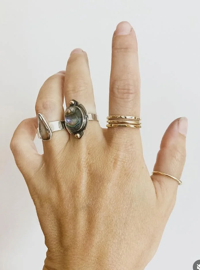 Solid Brass Stacking Ring
