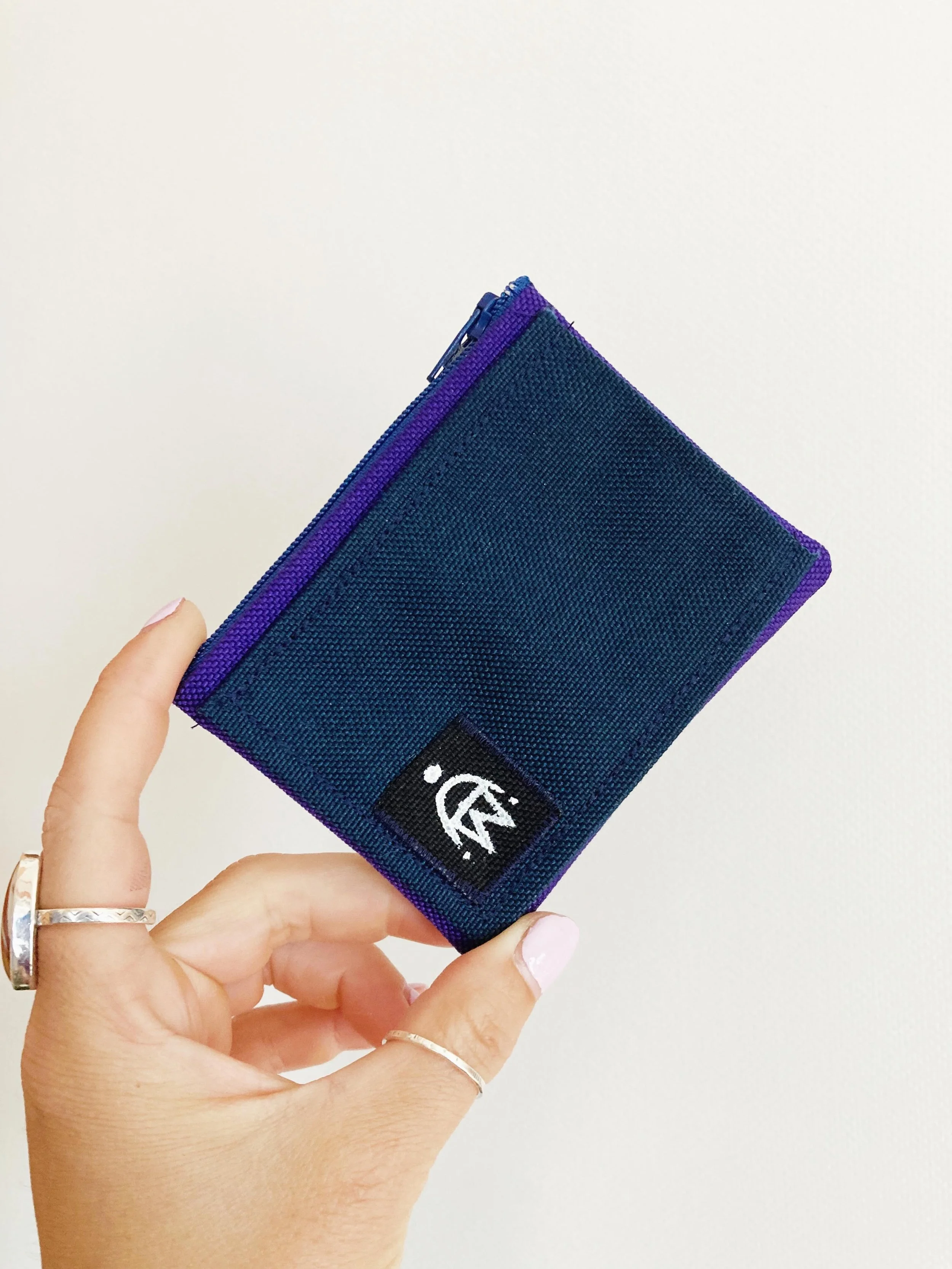 Navy & Purple w/ Blue Zipper