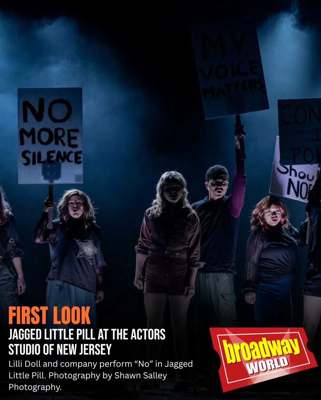 𝐅𝐈𝐑𝐒𝐓 𝐋𝐎𝐎𝐊 | 𝐏𝐇𝐎𝐓𝐎 𝐅𝐋𝐀𝐒𝐇 𝐟𝐫𝐨𝐦 𝐀𝐥𝐚𝐧𝐢𝐬 𝐌𝐨𝐫𝐢𝐬𝐬𝐞𝐭𝐭𝐞&rsquo;𝐬 𝐉𝐚𝐠𝐠𝐞𝐝 𝐋𝐢𝐭𝐭𝐥𝐞 𝐏𝐢𝐥𝐥 𝐩𝐫𝐞𝐬𝐞𝐧𝐭𝐞𝐝 𝐛𝐲 𝐓𝐡𝐞 𝐀𝐜𝐭𝐨𝐫𝐬 𝐒𝐭𝐮𝐝𝐢𝐨 𝐨𝐟 𝐍𝐞𝐰 𝐉𝐞𝐫𝐬𝐞𝐲.