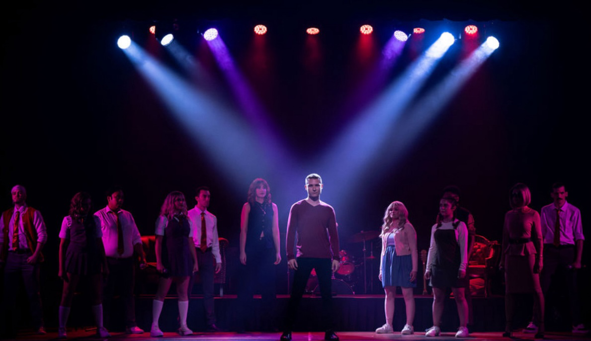 The company of Cruel Intentions: The 90's Musical presented by The Actors Studio of New Jersey. Photography by Shawn Salley Photography.