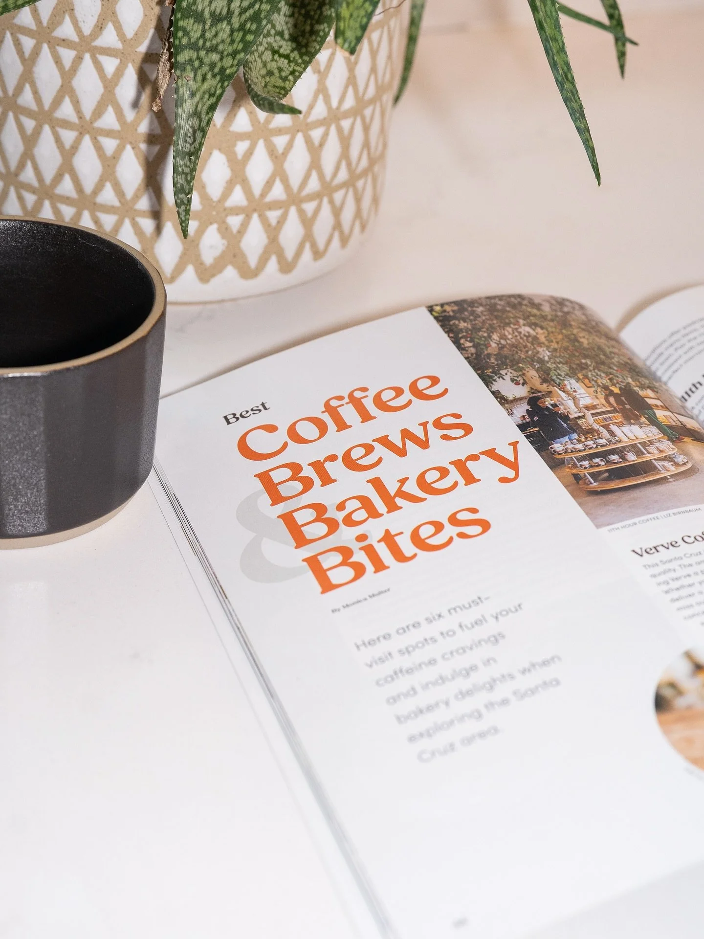Morning reading, courtesy of the 2025-2026 @visitsantacruz Visitors Magazine ☕️ 

📸 @_benji_ 
Design director @mydesigngroup 
.
.
.
#magazine #layoutdesign #santacruz #visitsantacruz