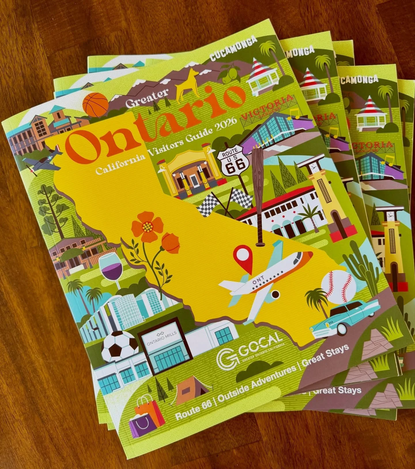 The 2026 @visitgocal Visitor Guide just hit our desks and we&rsquo;re obsessed ✨😍

Featuring a super fun cover by @luciericeillustration, this brand-new magazine captures everything that makes Greater Ontario a must-add to your next SoCal getaway. ✈