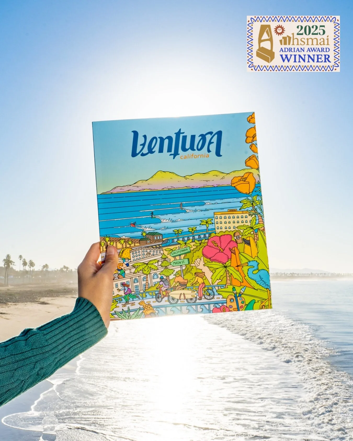 🏆🏆 We&rsquo;re thrilled to announce the 2025 @visitventura Inspiration Guide received a Silver HSMAI Adrian Award in the Print Collateral category! 🎉🎉

Now in its 69th year, the Adrian Awards are the largest and most prestigious competition dedic