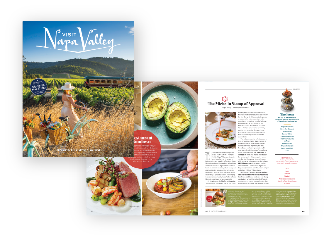discover napa valley >