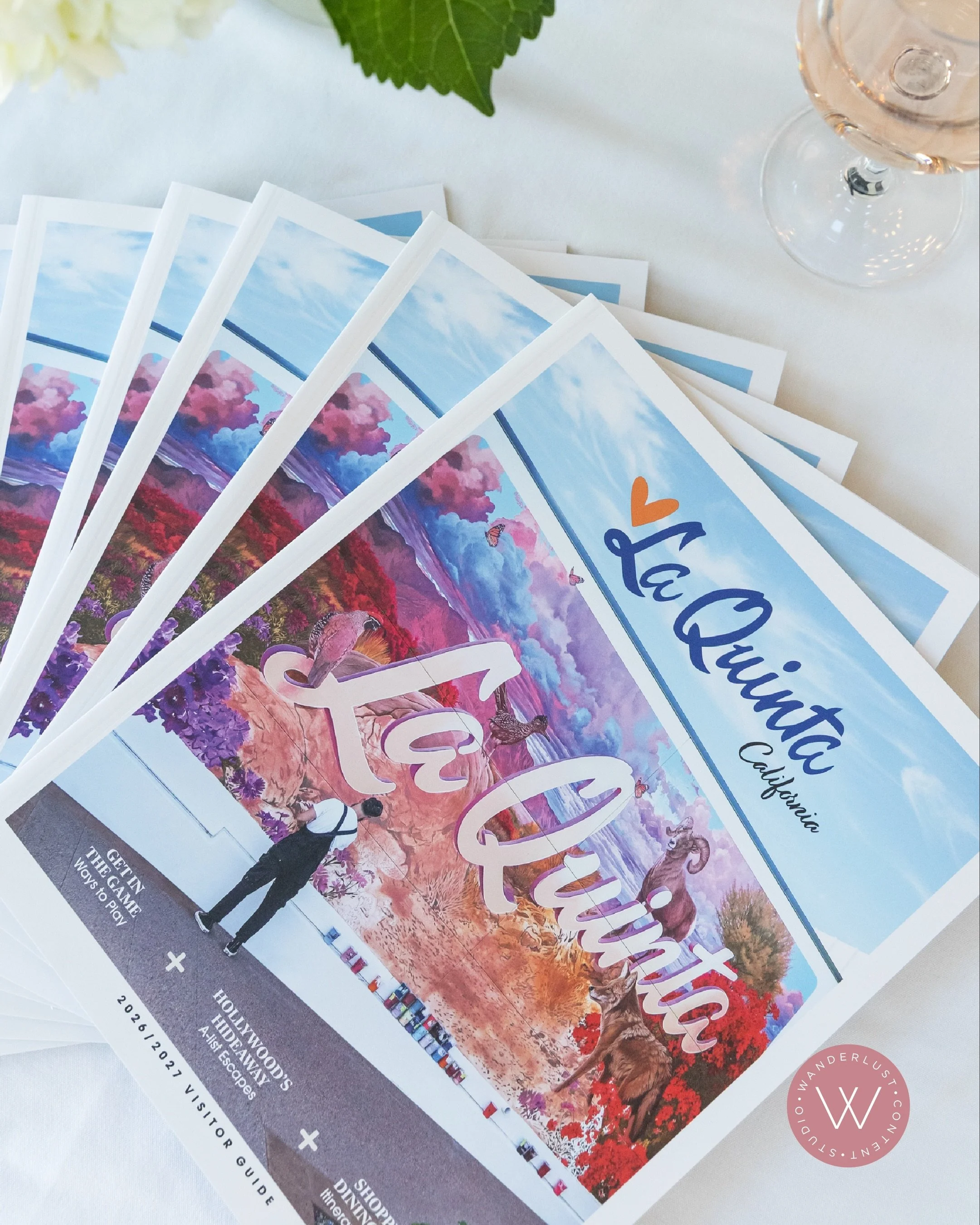 We recently gathered with our @cityoflaquinta partners at @chula_eatery to unveil the all-new 2026/2027 La Quinta Visitor Guide!

This year&rsquo;s re-design evokes La Quinta&rsquo;s sunny, playful energy through bright colors, generous white space, 