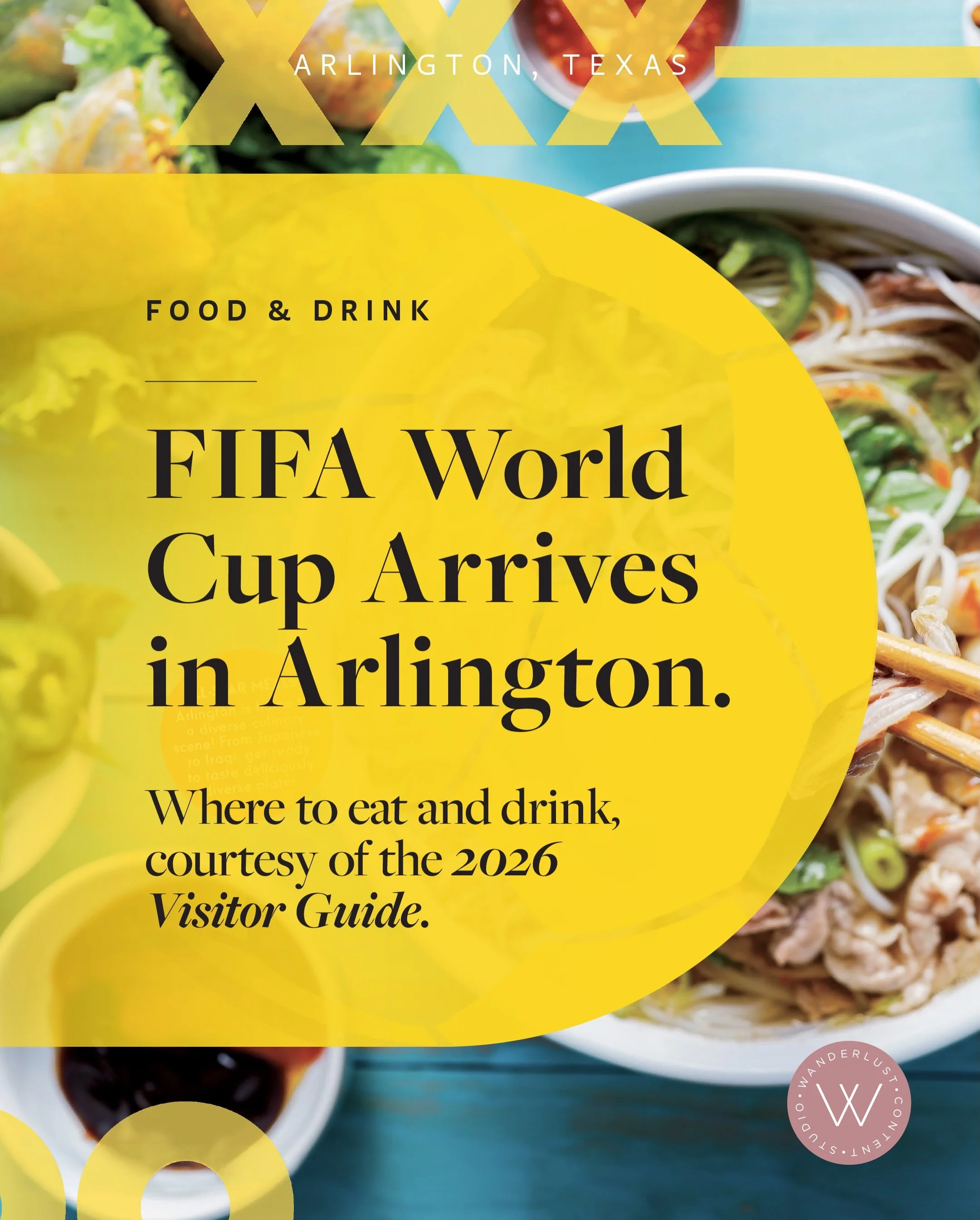 @fifaworldcup fans are arriving from around the globe to @visit_arlington for nine matches at Dallas Stadium in Arlington. And perfectly suited for that audience, the 2026 Visitor Guide serves up a culinary playbook to Arlington&rsquo;s top eats, inc
