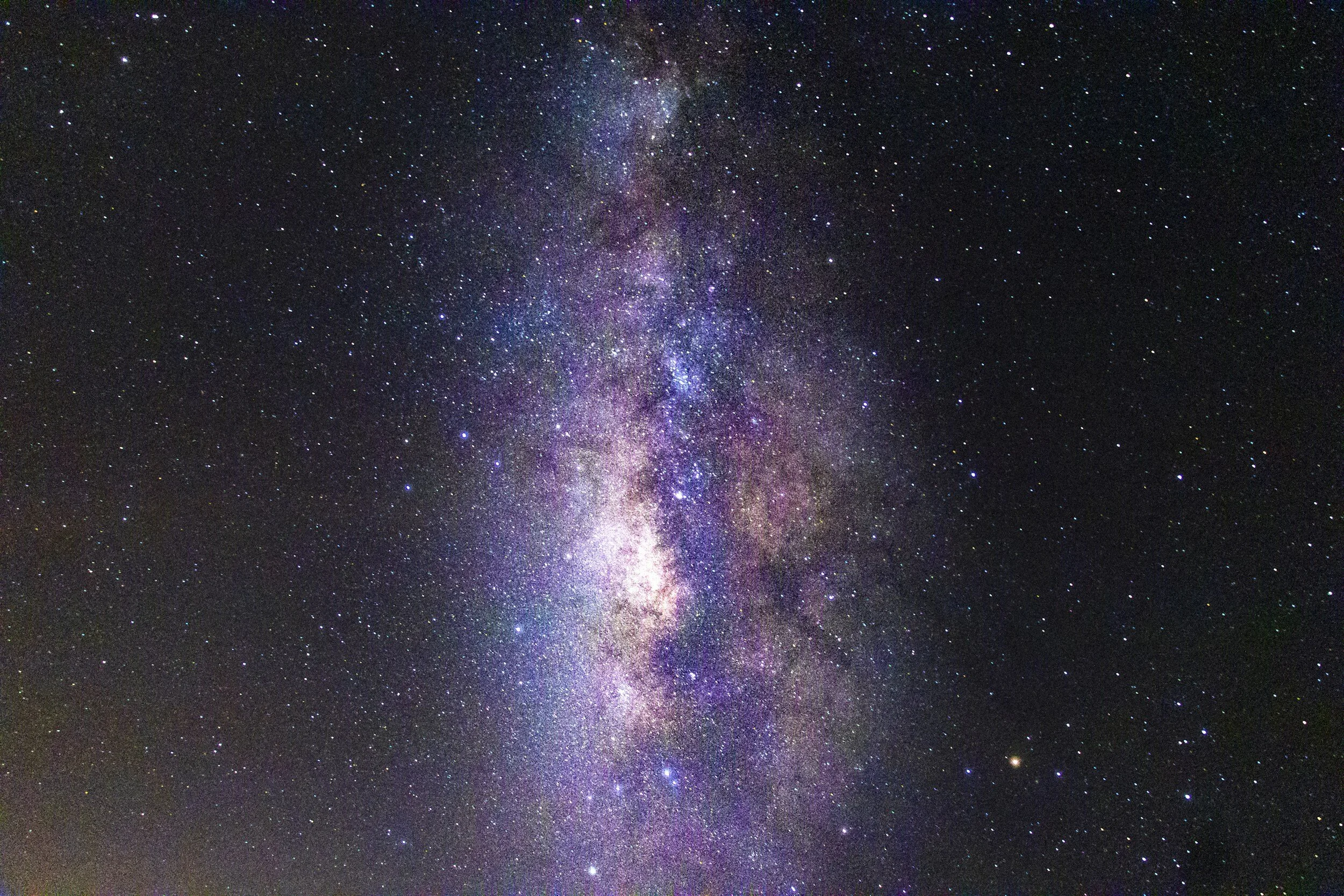 Milky Way galaxy in a star-filled night sky