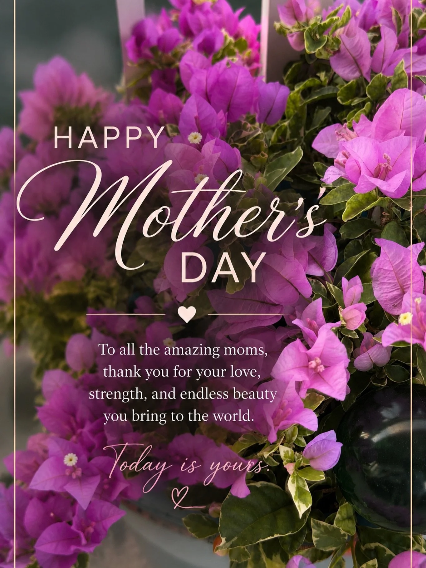 Happy Mother&rsquo;s Day !
To all my beautiful clients and followers !
Thank you for your love, your trust,
and the inspiration you bring into my work every day.
Wishing you a day filled with beauty, warmth, and appreciation.
Today is yours ❤️❤️❤️