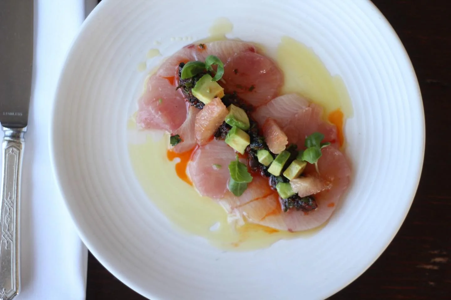 Hamachi Crudo is coming to Bar C for NYE 🎣