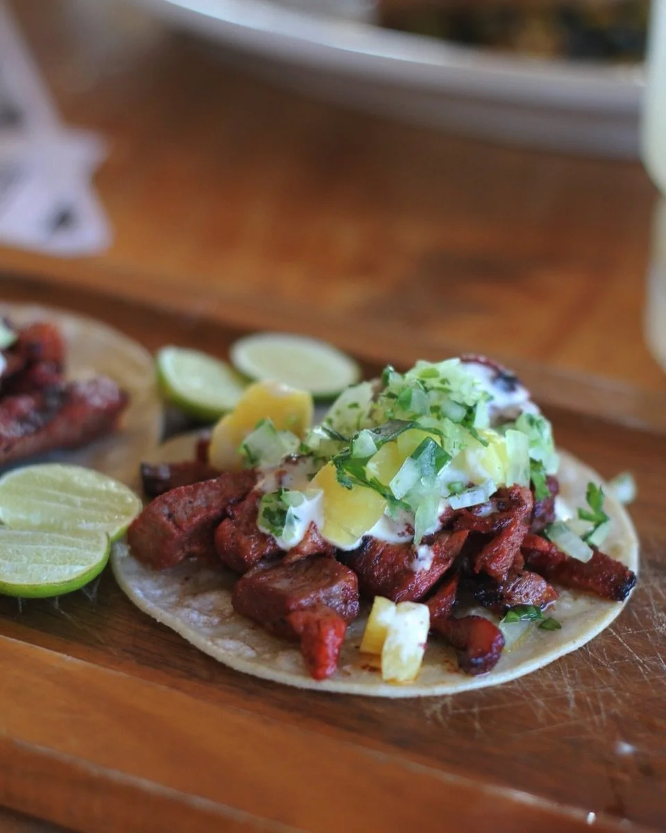 It didn&rsquo;t take us long to realize these al pastor tacos were worth putting on the menu after a summer of private parties with our &ldquo;taco stand&rdquo;. Try them now on our @seattlerestaurantweek menu. Or a la carte. They could be keepers! ?
