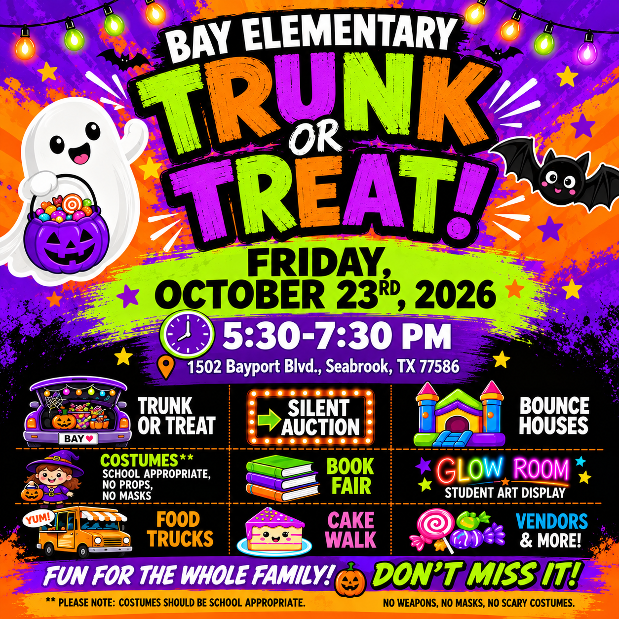 Bay Elementary Trunk or Treat