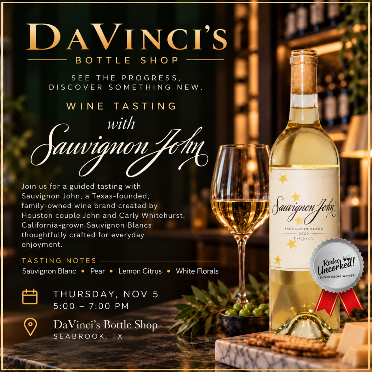 Wine Tasting with Sauvignon John