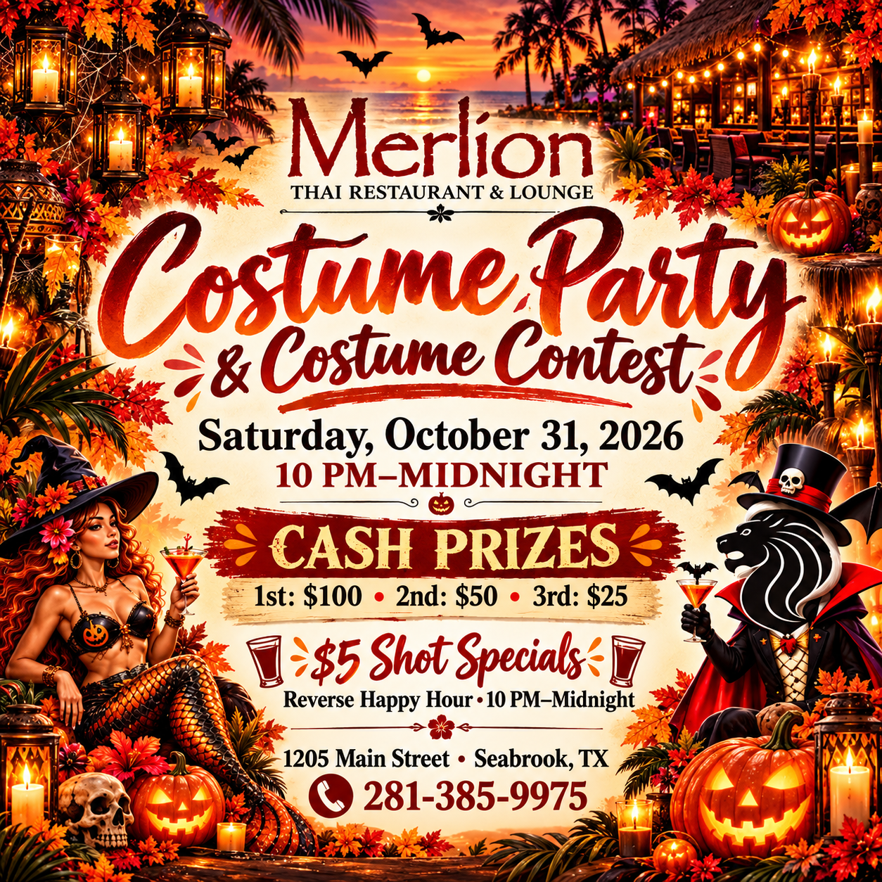 Merlion Costume Party