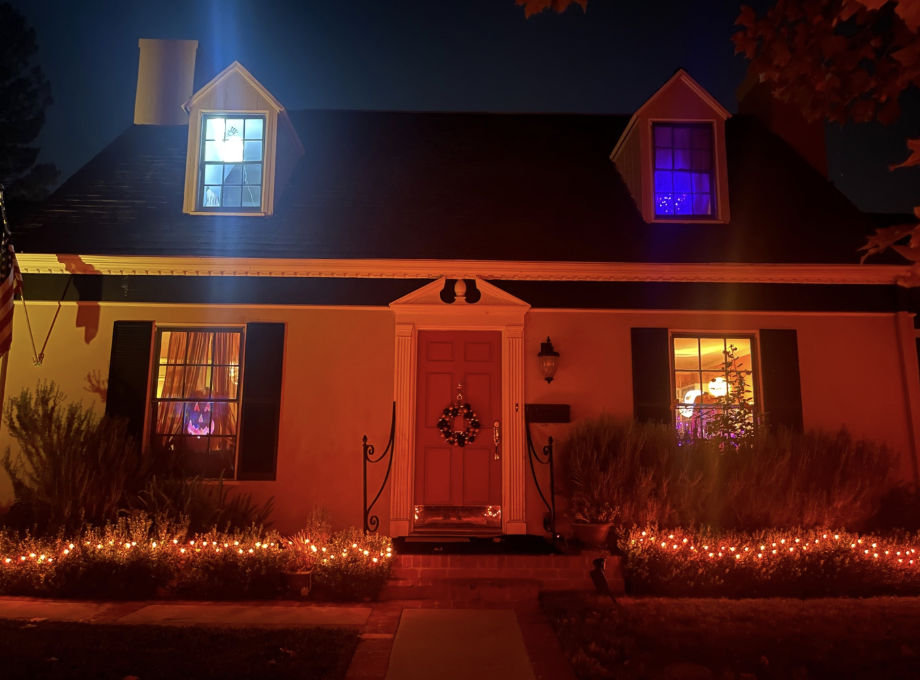 Richard’s house on Rosita Lane – decorated for Halloween