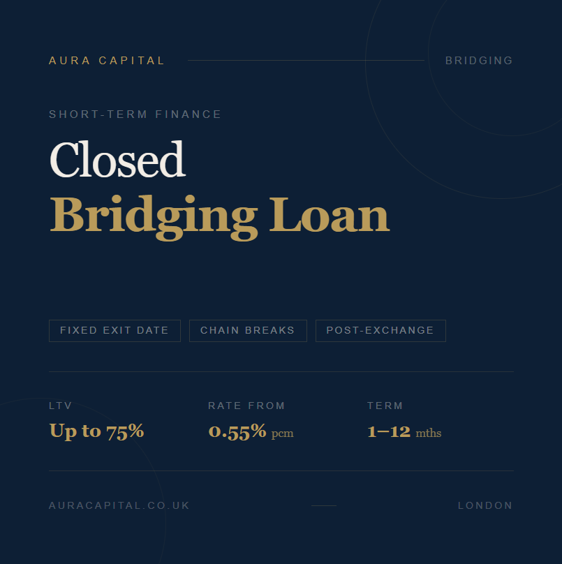 Closed Bridging Loans