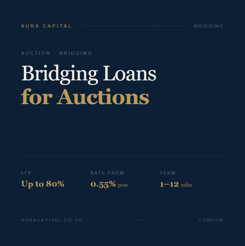 Bridging Loans for Auctions