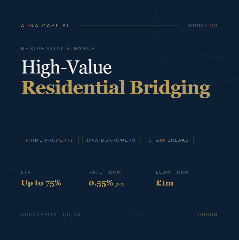 High-Value Residential Bridging Loans