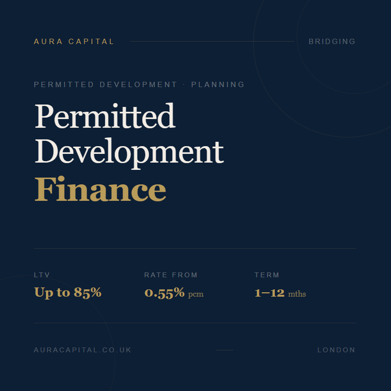 Permitted development finance