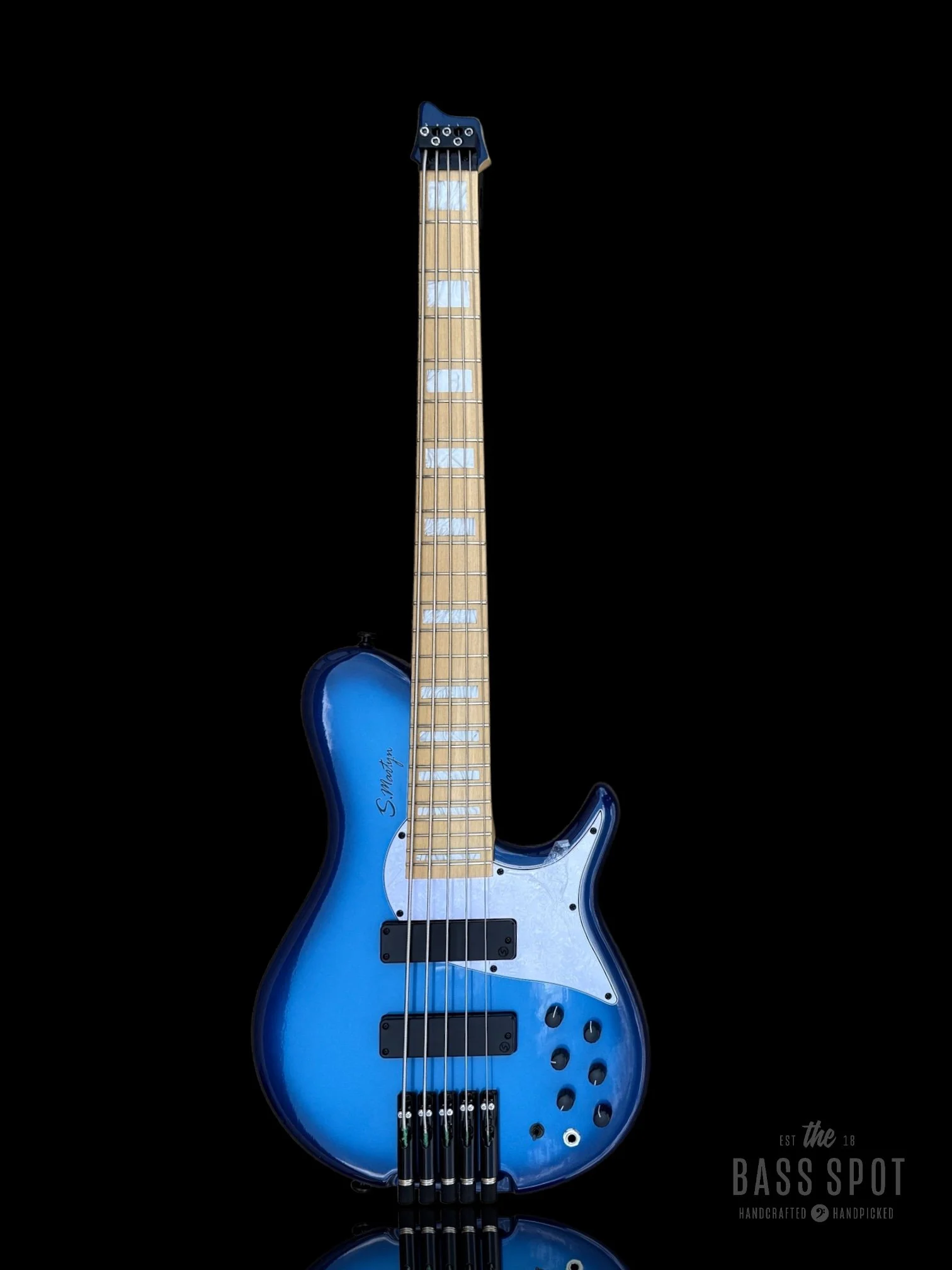 S. Martyn Little Bass 5 Blue Burst SM73526