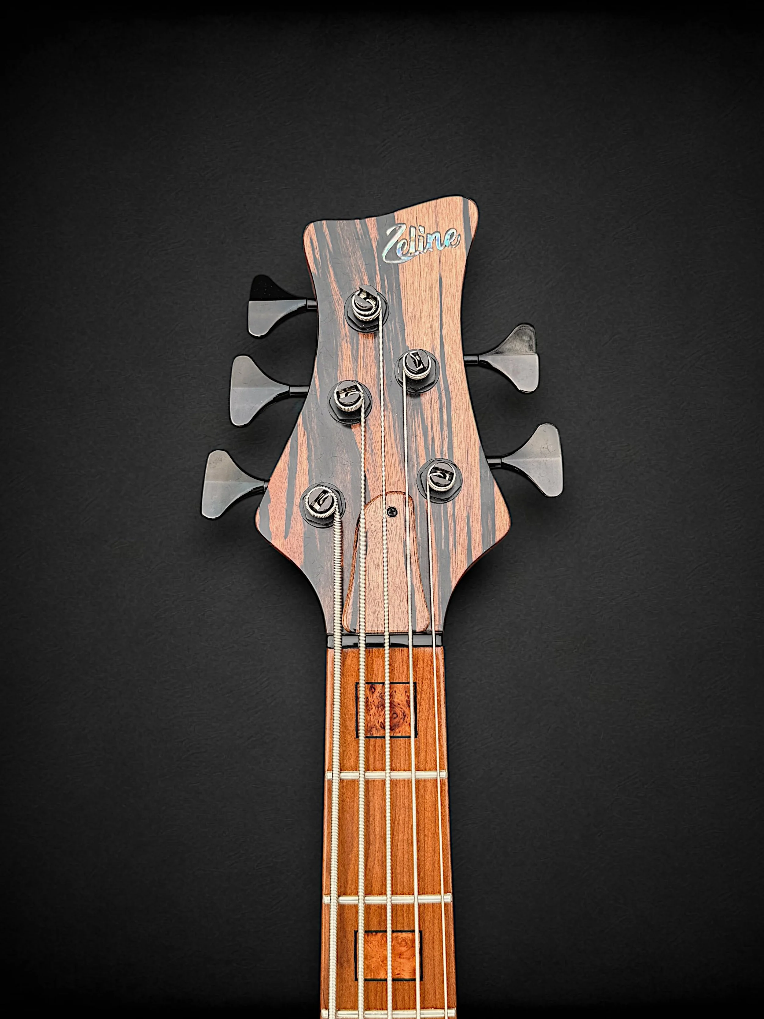 Zeline Avora 5 Macassar Ebony Satin FRONT HEADSTOCK-Photoroom.jpg