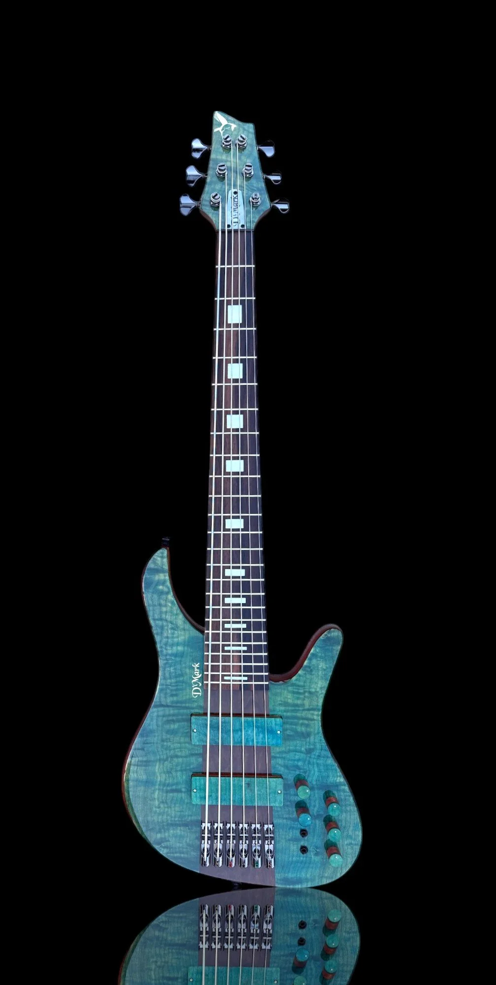 D'Mark Alpha 6 Curly Maple — The Bass Spot