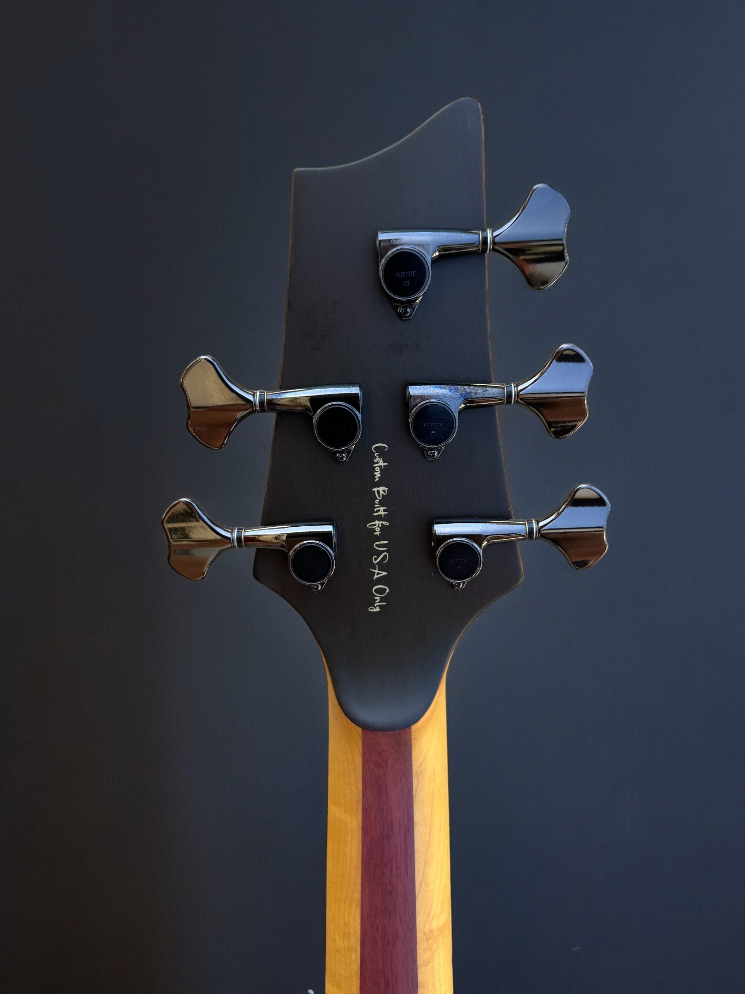 D'Mark Alpha 5 - Exotic Imbuia BACK HEADSTOCK-Photoroom.jpg