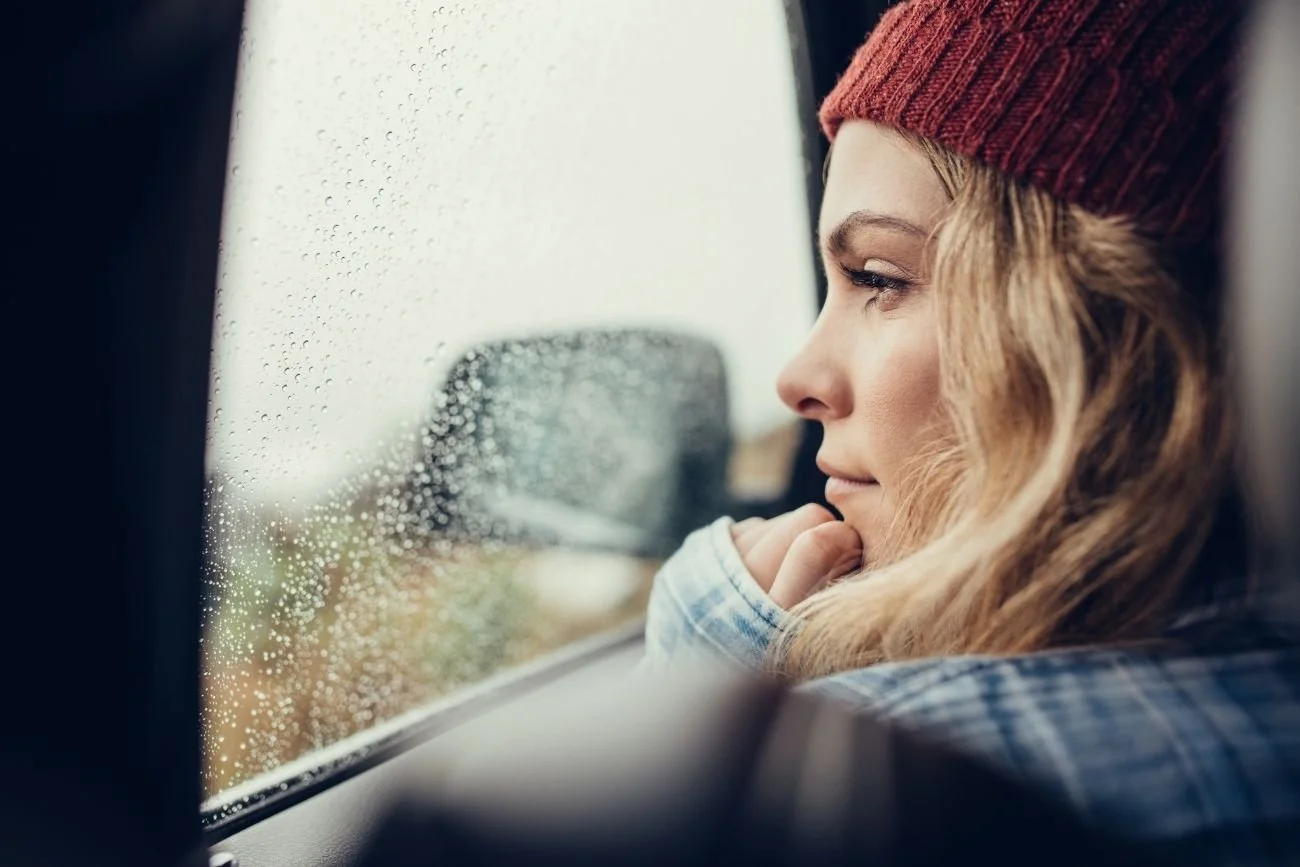 person reflecting while living with chronic pain