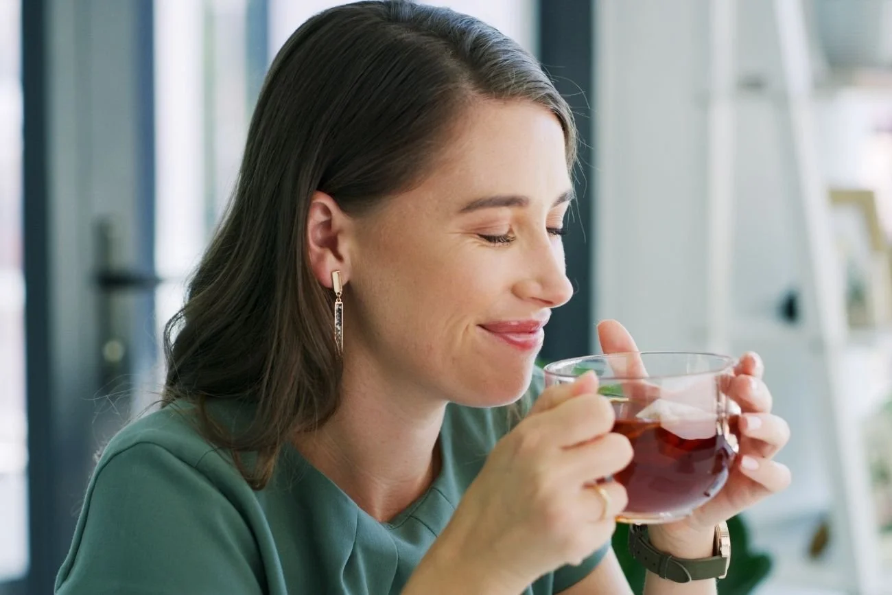 person relaxing to reduce tmj strain