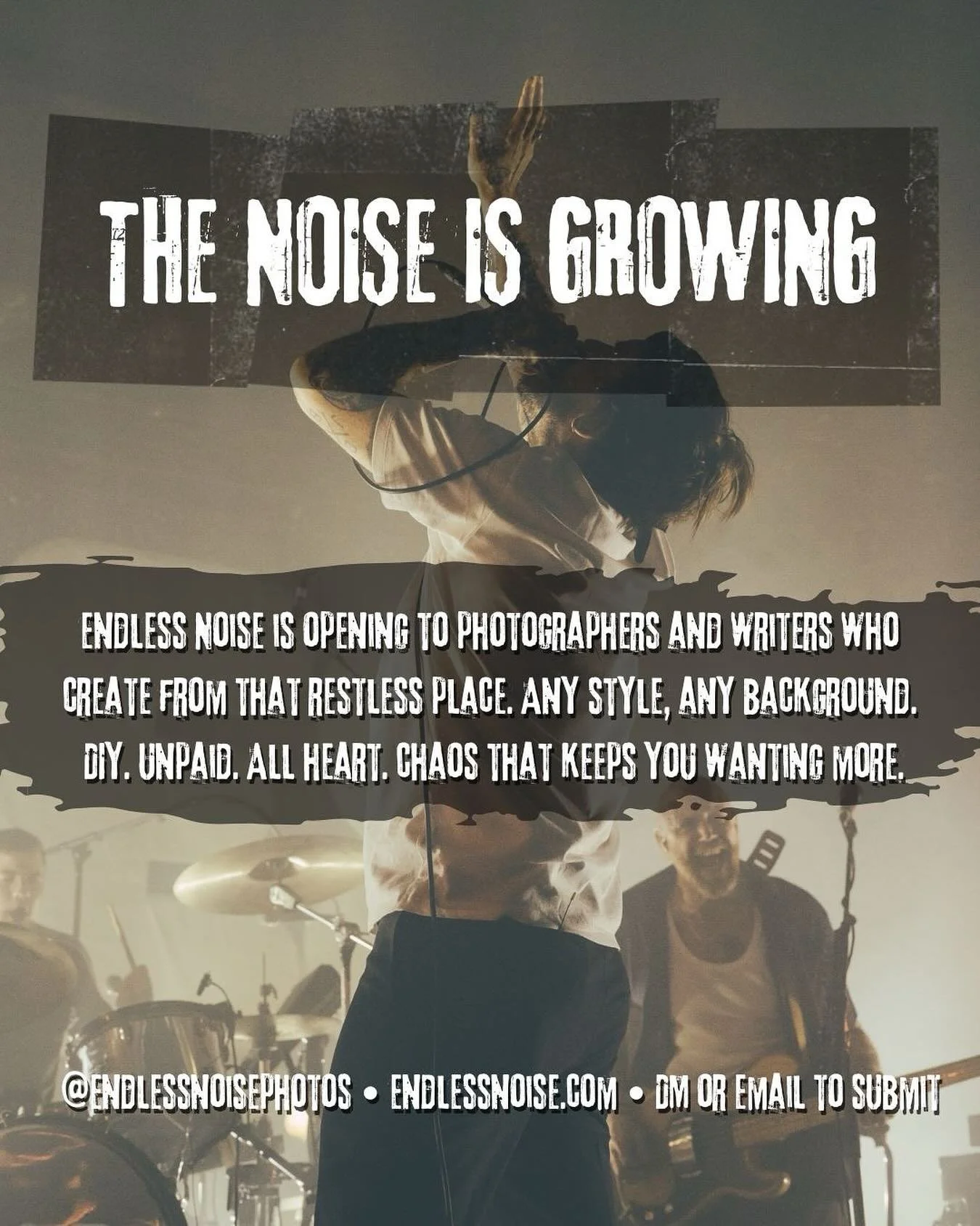 Hey all! I have some exciting news to share! 

For two years, Endless Noise has been my way of documenting what it feels like to live inside a moment shared with others. Built from late nights, instinct, and whatever gear I had on hand. Now I&rsquo;m