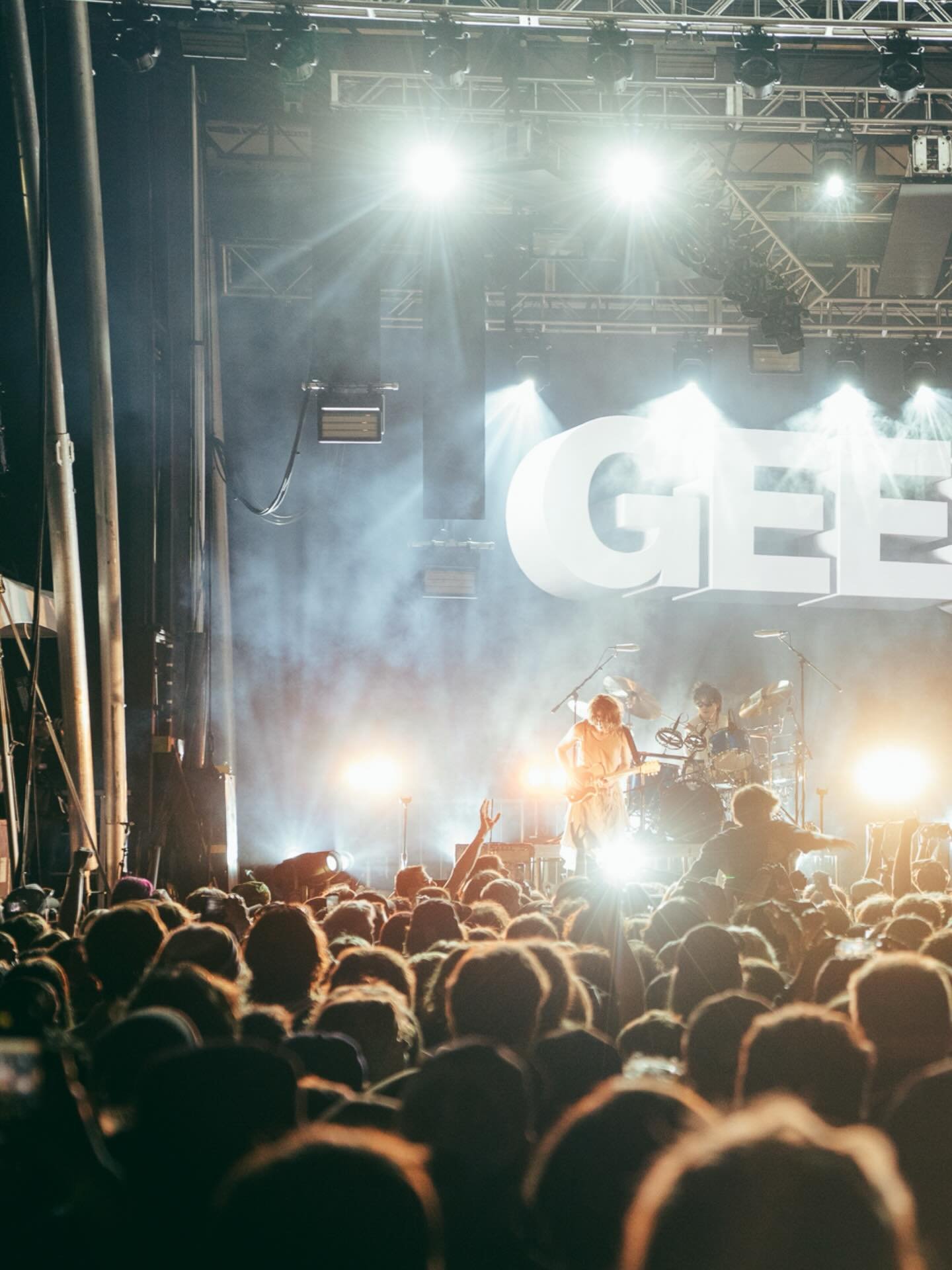 Shot of @geesebandnyc after running to main stage to make it in line for the photo pit but, we could not go in.. Soooo, I improvised. 

Coverage article and film are almost scanned and done! I&rsquo;m so excited to share my experience at @treefortfes