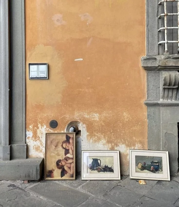 Embark barcelona the art of slowing down sidewalk artwork