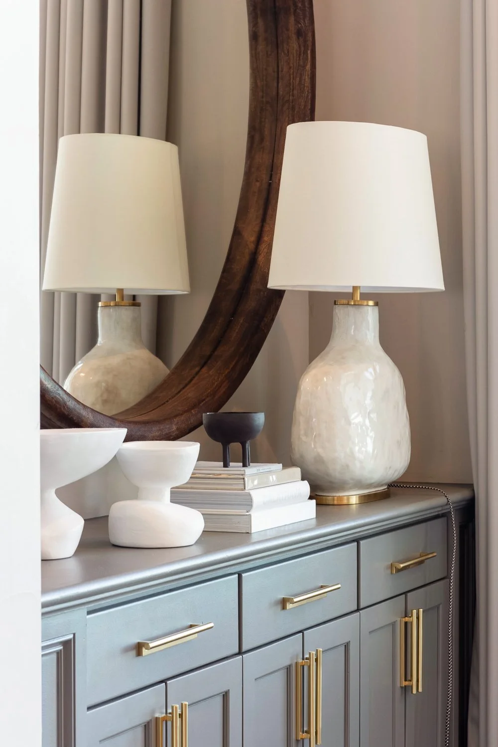 Studio Thomas colorado luxury interior architecture no 006 great room console custom cabinetry modern accessories