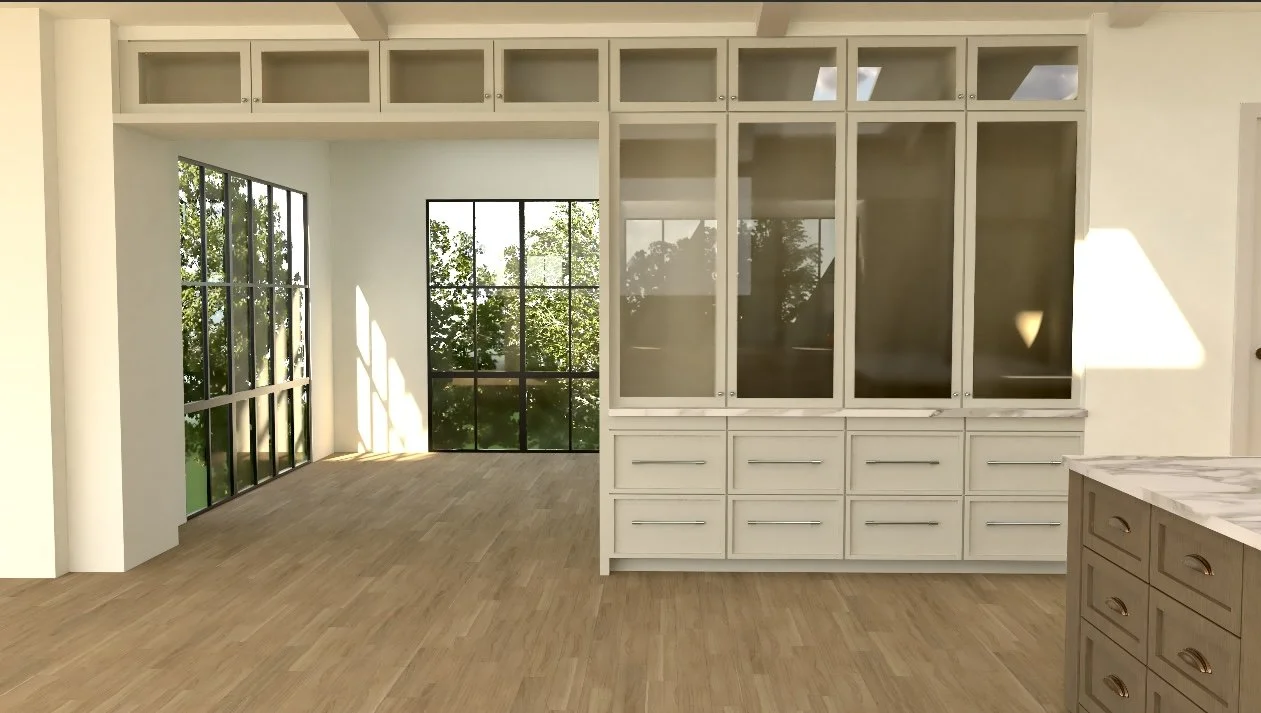 Studio Thomas coming soon no. 048 built-in cabinetry wall rendering