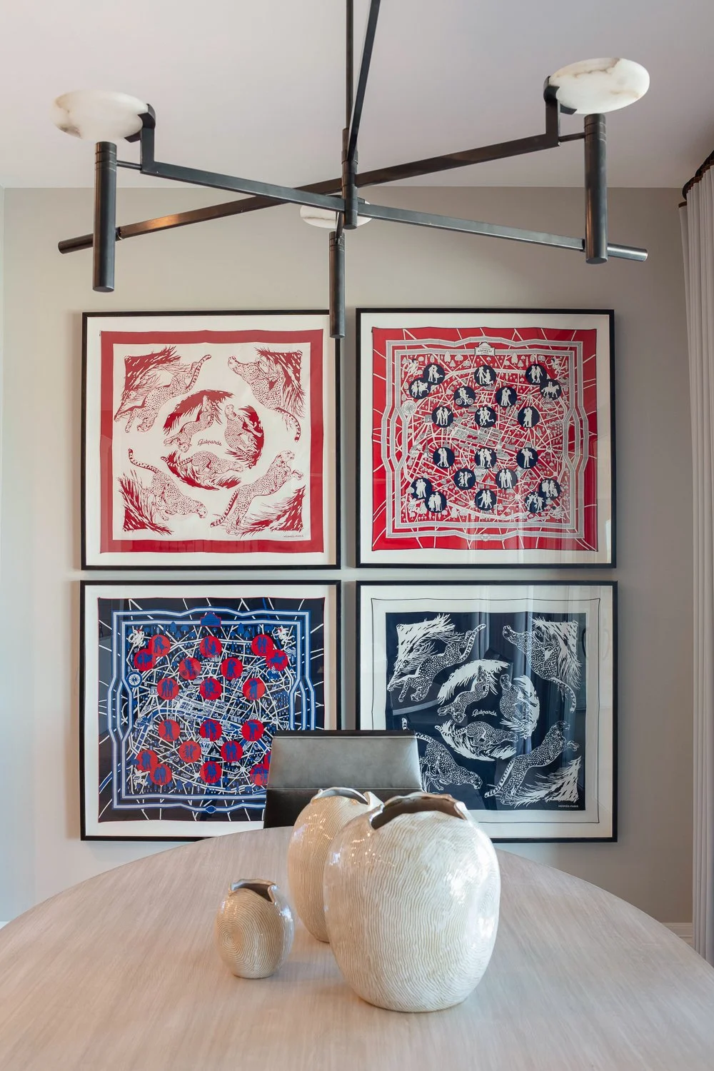 Studio Thomas colorado luxury interior architecture no 006 dining room custom artwork