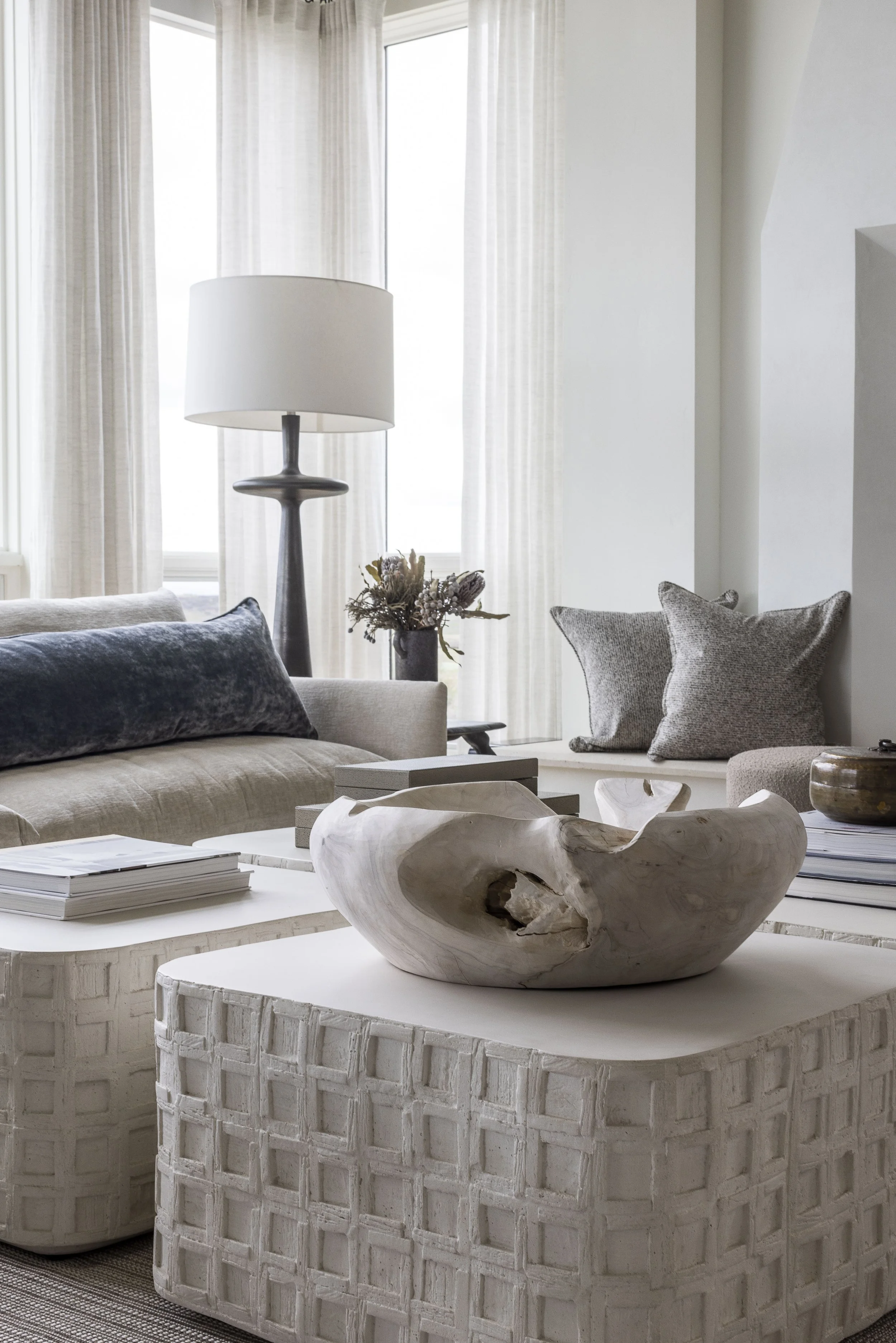 Studio Thomas no 017 great room coffee tables accessories custom pillows