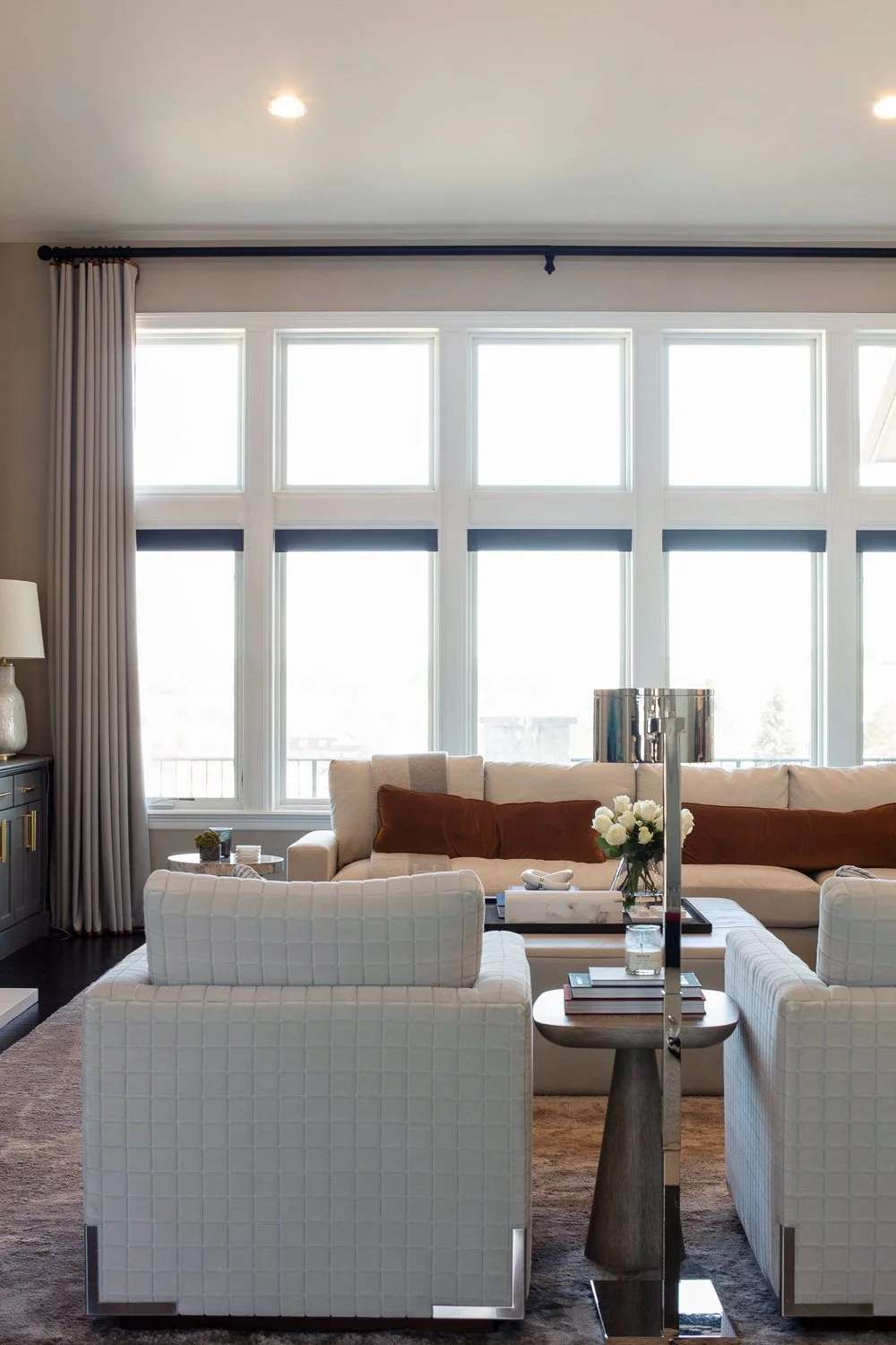 Studio Thomas colorado luxury interior architecture no 006 great room custom chair upholstery detailing