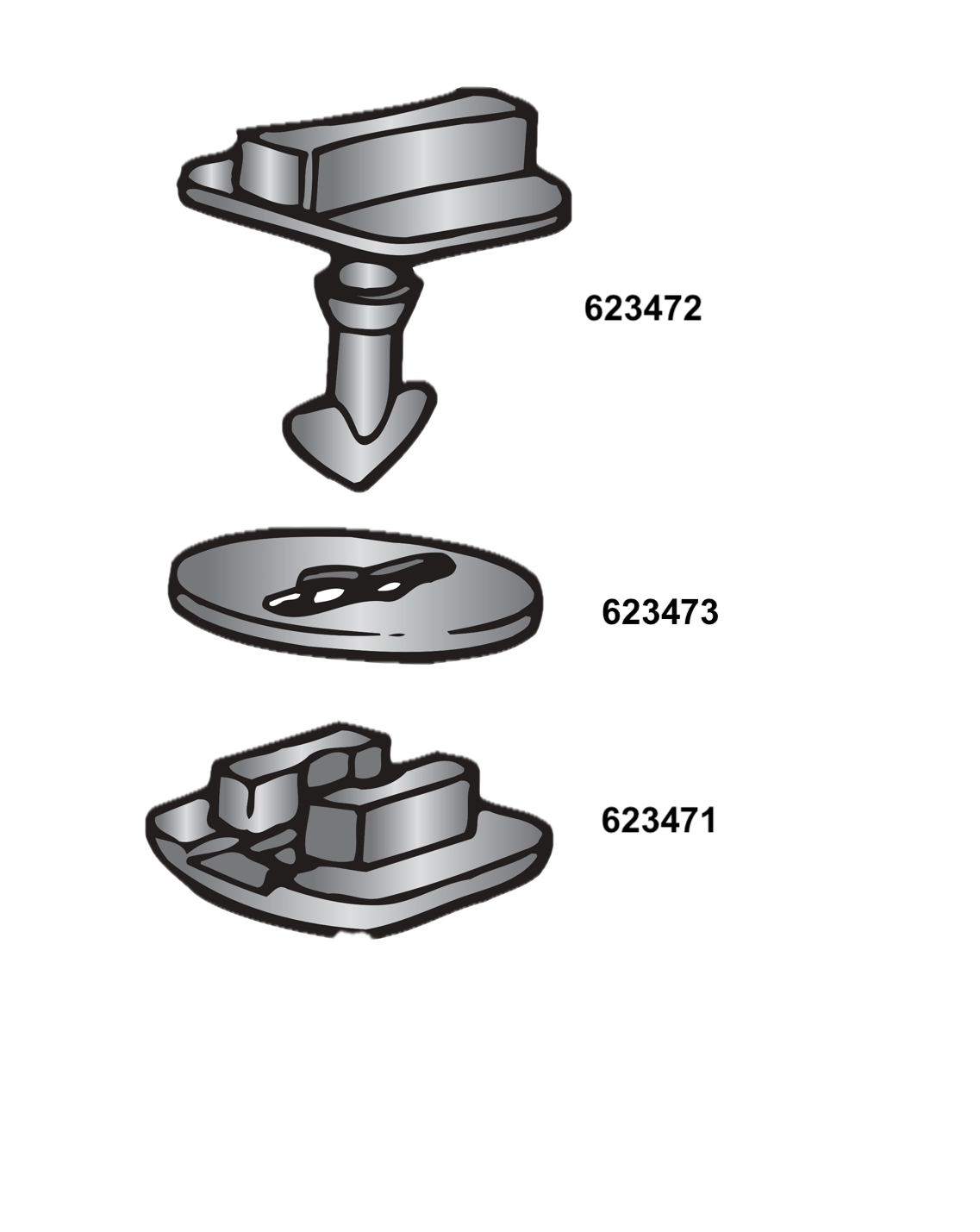 TR250-TR6 Trunk Floor Latching