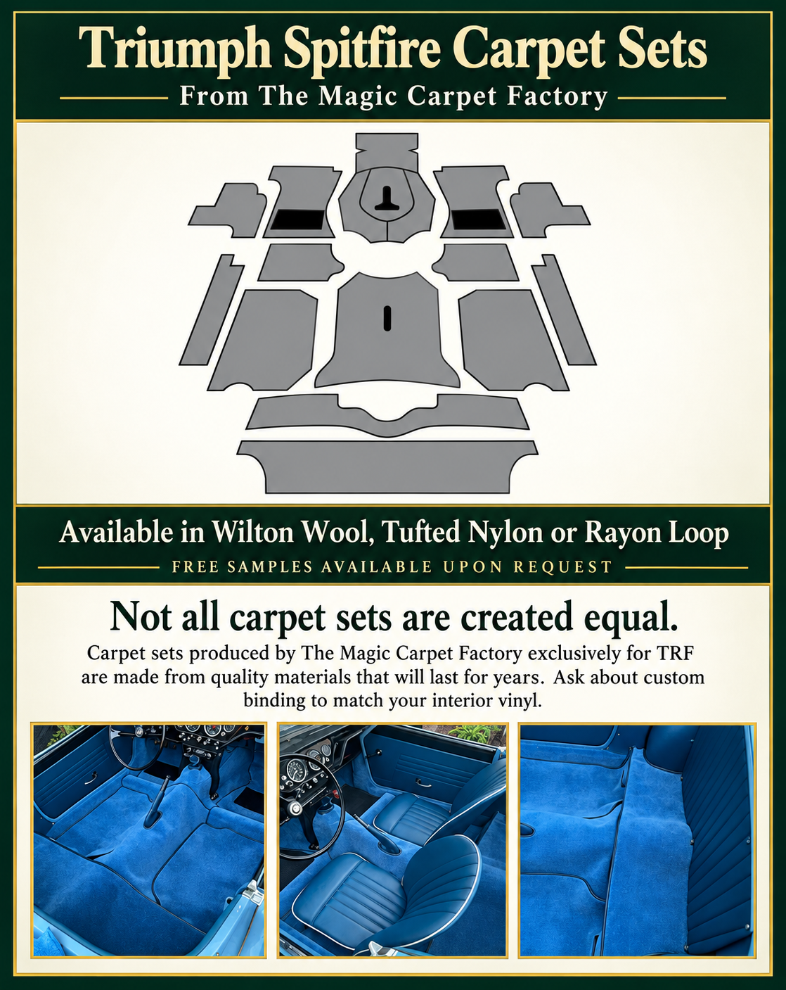 Triumph Spitfire Carpet Sets