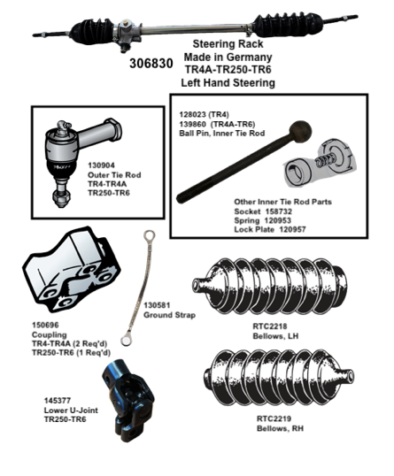 Steering Rack and Column Parts