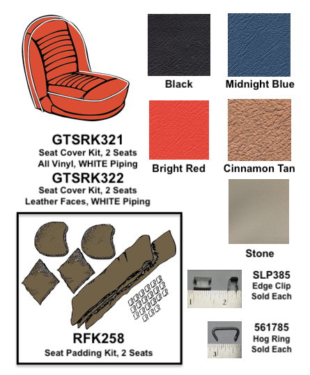 サリー 3rd Tr×2 TR3A, Early TR4 Seat Recovering — The Roadster Factory
