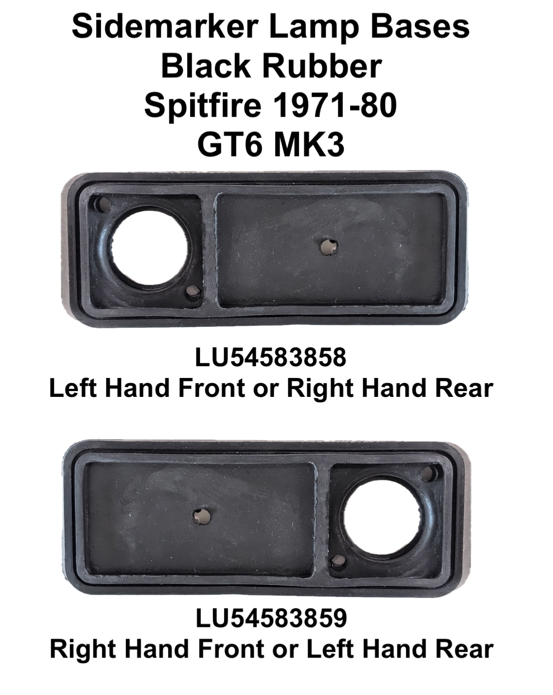 Sidemarker Lamp Bases