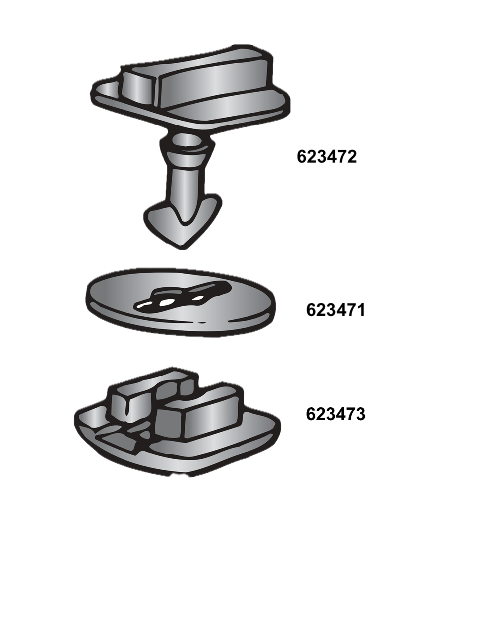 TR250-TR6 Trunk Floor Latching