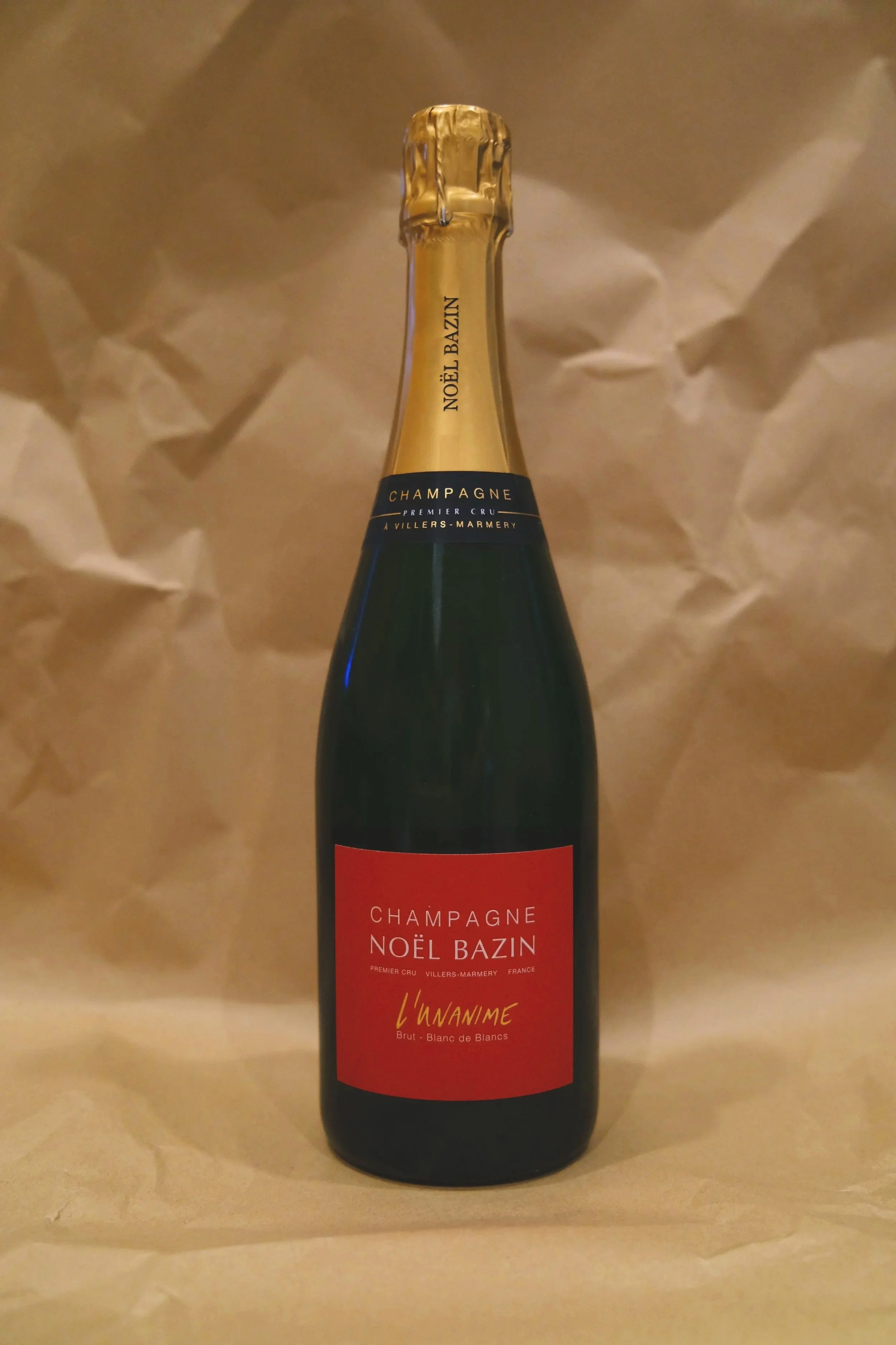 NV Noel Bazin L'Unanime, Brut,  Blanc de Blanc, Champagne