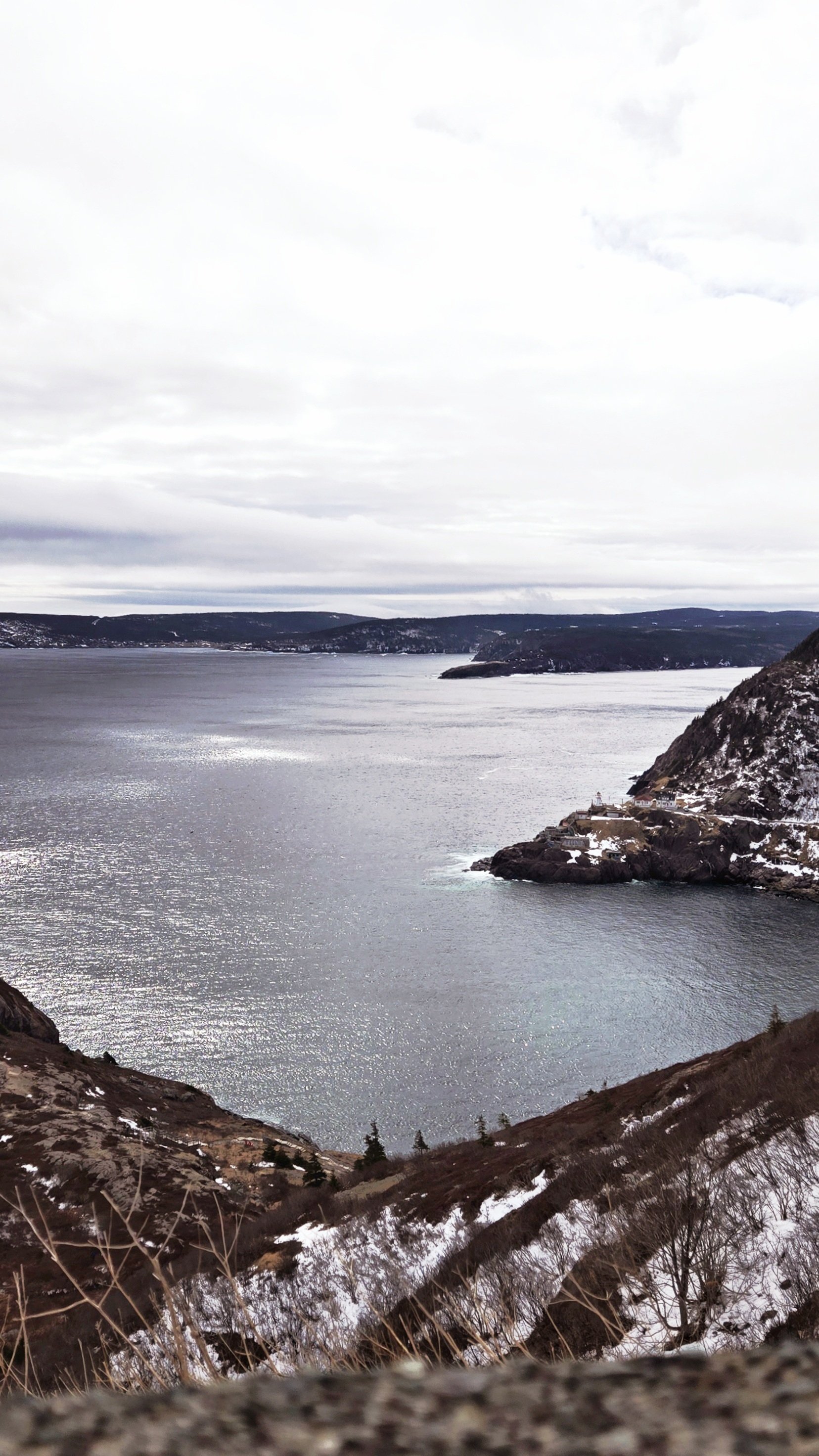 Hills overlooking the sea.